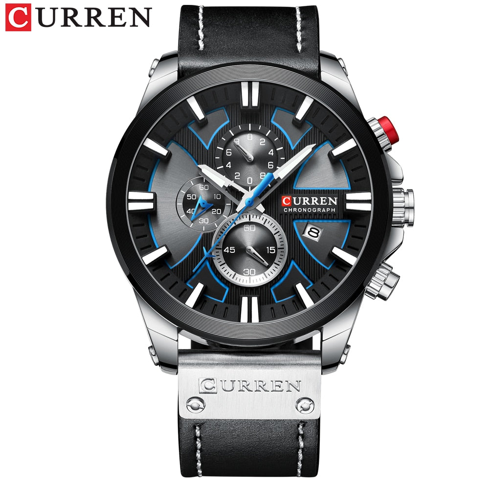 CURREN Watch Chronograph Sport Mens Watch