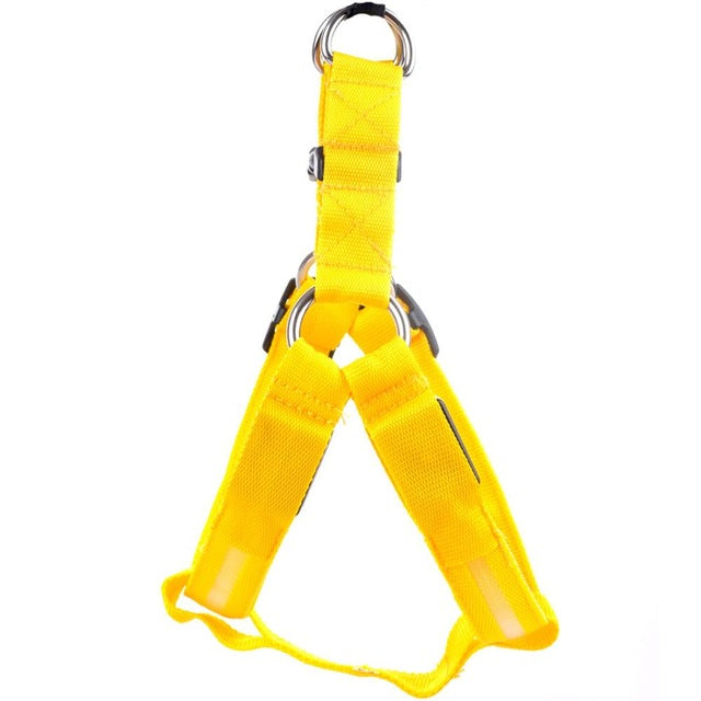 Nylon Pet Flashing Light Dog Harness