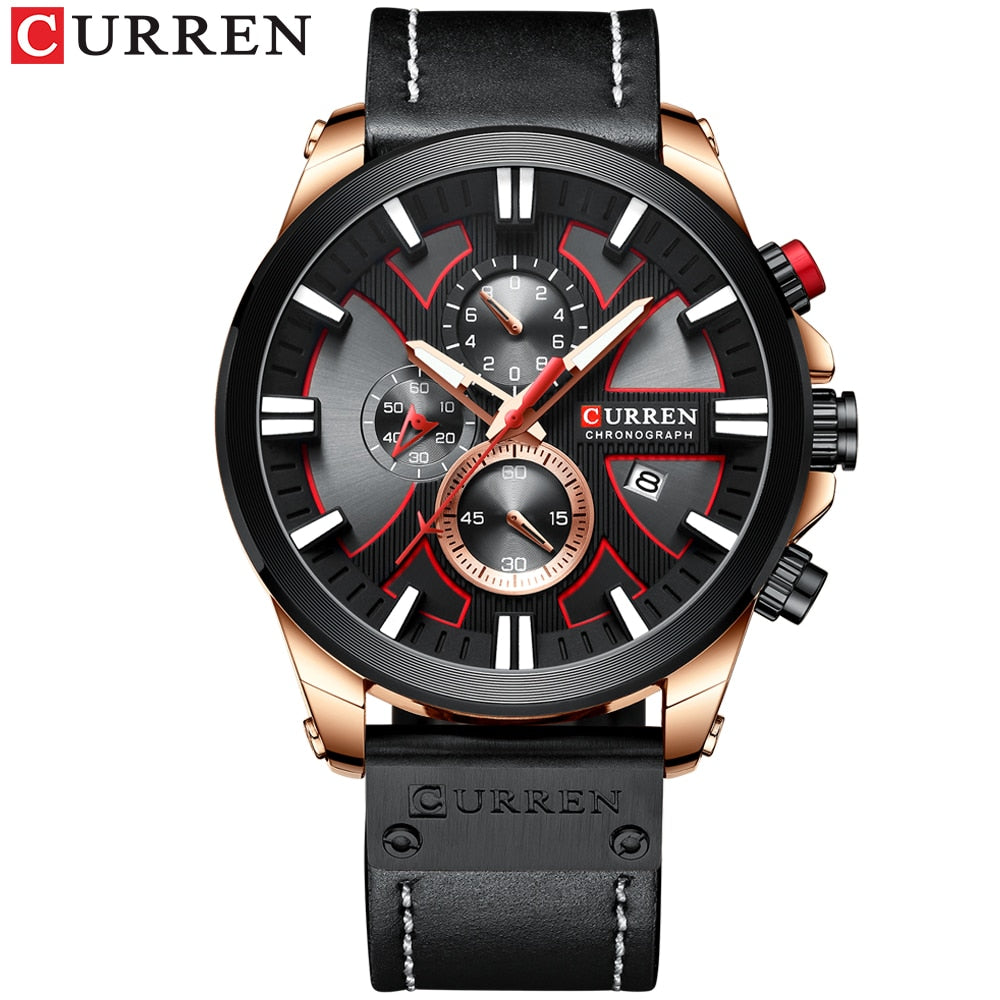 CURREN Watch Chronograph Sport Mens Watch