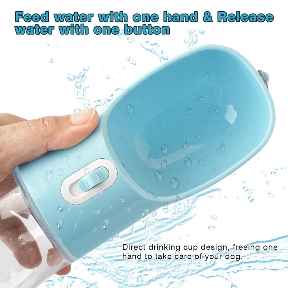 Dog and Cat Portable Water and Feeder Bottle