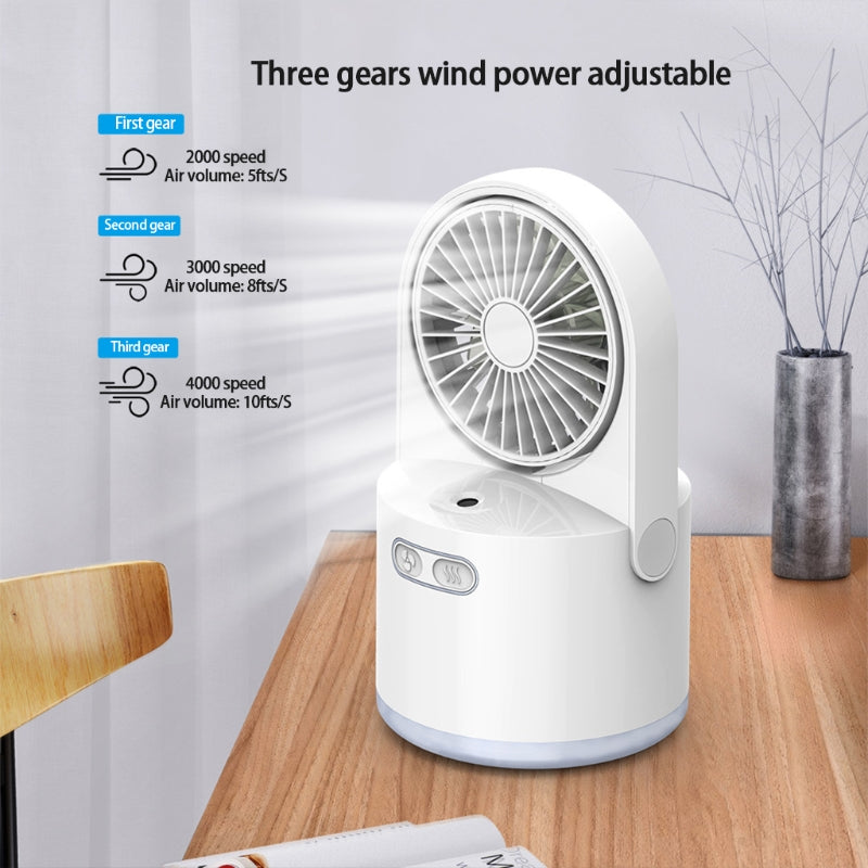 USB Charging Humidification Spray Small Fan