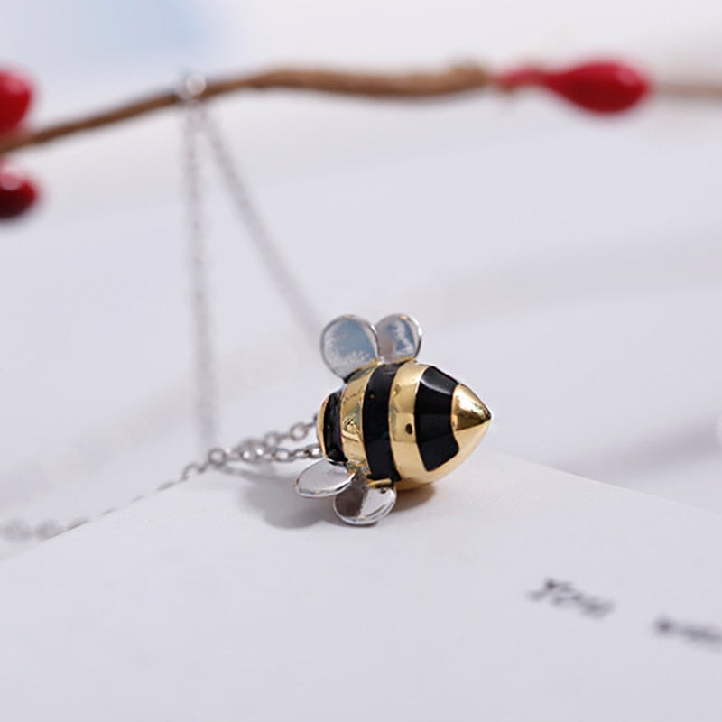 Bee Pendant Necklace