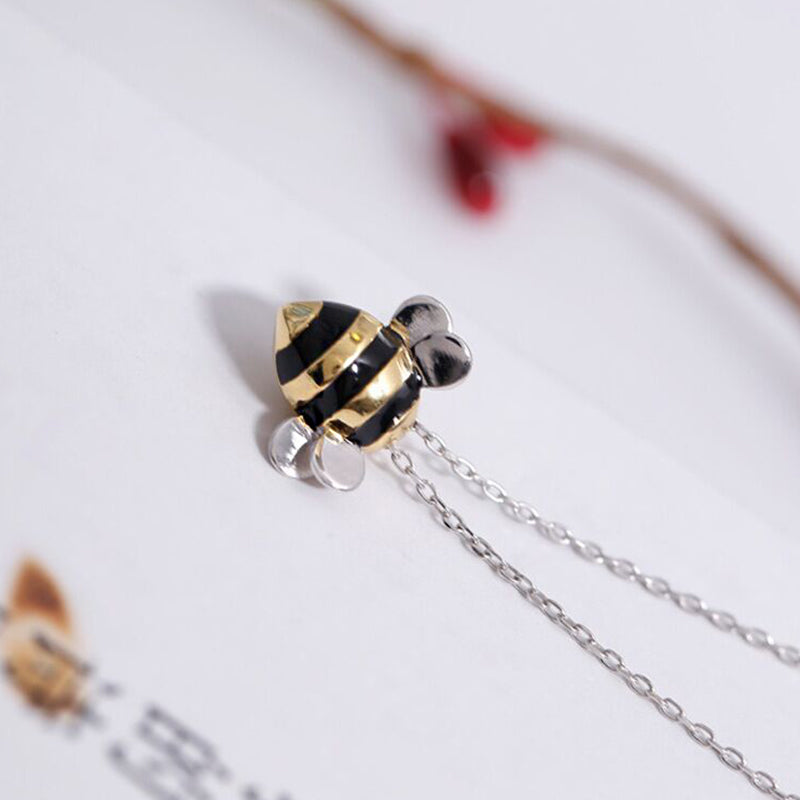 Bee Pendant Necklace