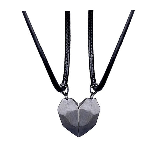 2 Pcs Magnetic Couple Stone Necklace