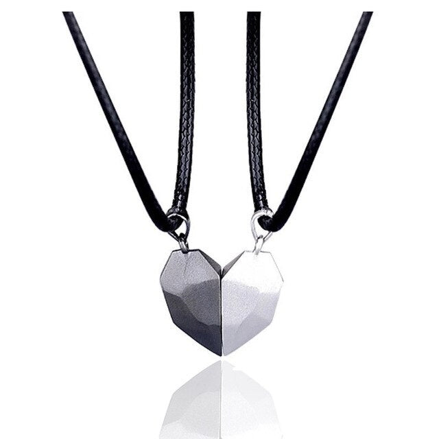 2 Pcs Magnetic Couple Stone Necklace